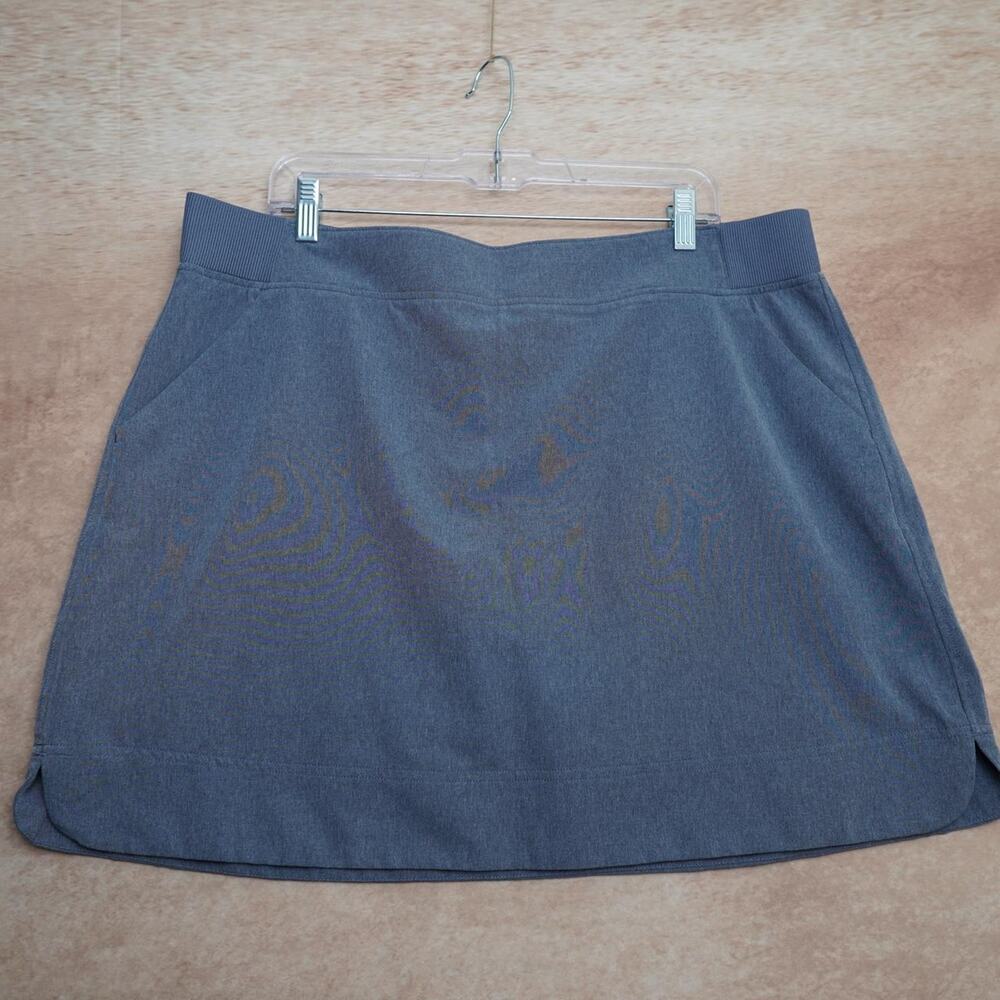 32 Cool Active Skort Gray XL Golf Tennis